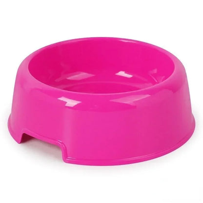 Dog Bowl: Small colorful plastic bowl