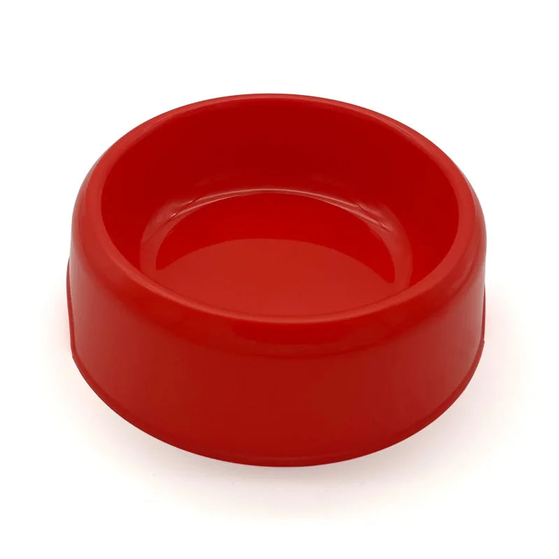 Chihuahua Bowl: Small, colorful plastic bowl