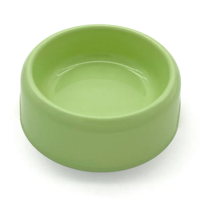 Chihuahua Bowl: Small, colorful plastic bowl