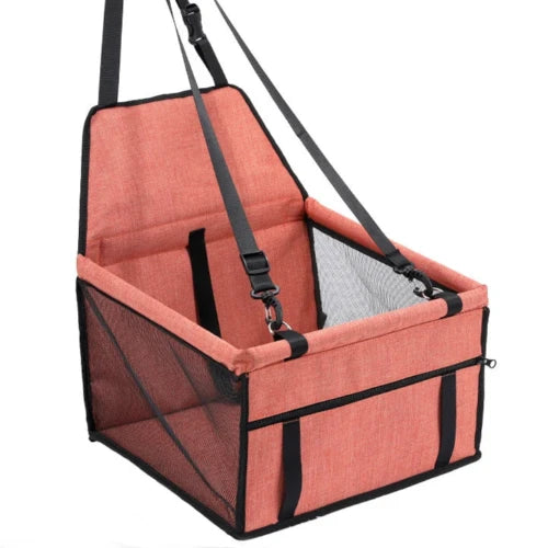Sac de transport saumon rigide pour voiture pour Chihuahua – Idéal pour voyager avec votre petit chien ou chat avec confort et sécurité