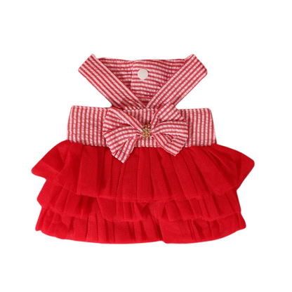 Déguisement Chihuahua : tutu de danse rouge confortable et tendance, parfait pour les fêtes, évènements, anniversaires ou halloween – taille parfaite pour les petits chiens