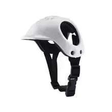 Casque pour petits chiens, aéré couleur blanche, vendu sur la boutique mon petit chihuahua. Convient aussi aux chats.