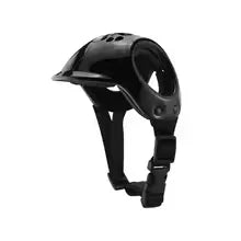 Casque pour petits chiens, aéré couleur noire, vendu sur la boutique mon petit chihuahua. Convient aussi aux chats.