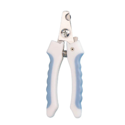 Accessoire pour Chihuahua : Coupe-ongles blanc et bleu – Précis idéal pour entretenir les griffes de votre petit chien ou chat