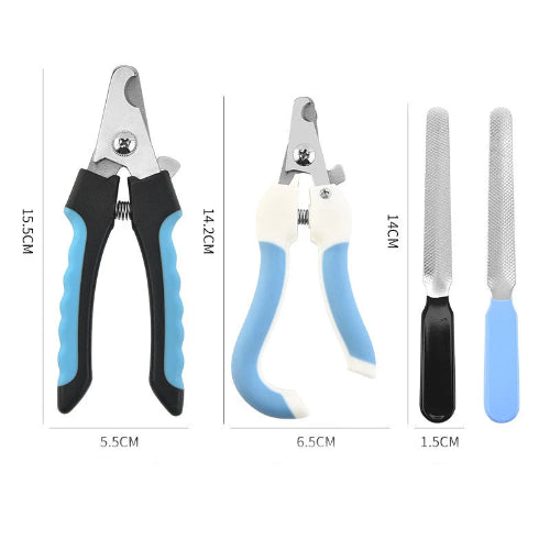 Accessoire pour Chihuahua : Coupe-ongles bleu – Précis idéal pour entretenir les griffes de votre petit chien ou chat - mesures