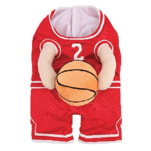 Déguisement Chihuahua : costume de basketteur confortable et tendance, parfait pour les fêtes, évènements, anniversaires ou Halloween – taille parfaite pour les petits chiens - vue de face