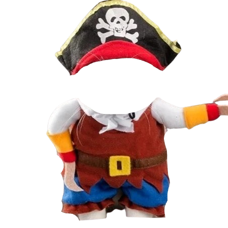 Déguisement Chihuahua : costume de pirate confortable et tendance, parfait pour les fêtes, évènements, anniversaires ou halloween – taille parfaite pour les petits chiens
