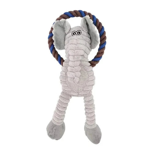 Jouet pour Chihuahua : peluche en forme d'éléphant - arceau – Idéal pour occuper et divertir votre petit chien ou chat