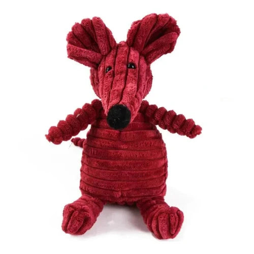 Jouet pour Chihuahua : peluche en forme de souris rouge – Idéal pour occuper et divertir votre petit chien ou chat