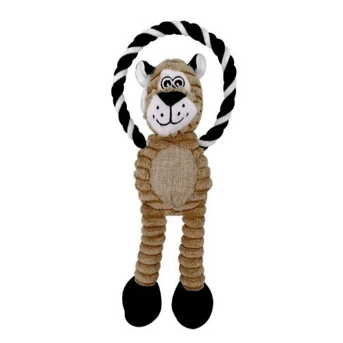 Jouet pour Chihuahua : peluche en forme de tigre - arceau – Idéal pour occuper et divertir votre petit chien ou chat