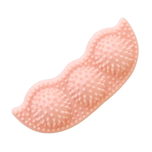 Jouet rose pour petits chiens en forme de gousse.Vendu sur la boutique Mon Petit Chihuahua. Convient aussi aux Chats.
