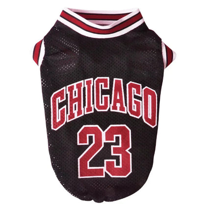 Déguisement Chihuahua : maillot de basket nba floqué Jordan couleur noir confortable et tendance, parfait pour les promenades, fêtes – taille parfaite pour les petits chiens