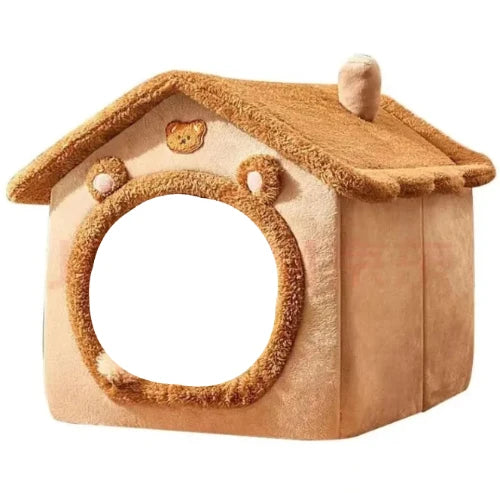 Hundehütte: Braunes Haus