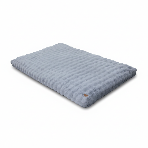 Niche pour petits chiens en forme de matelas confortable. Couleur bleu. Vendu sur la boutique Mon Petit Chihuahua. Convient aussi aux Chats.
