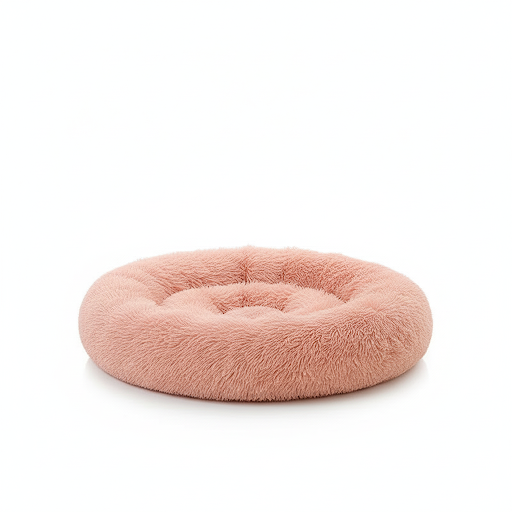 Niche pour petits chiens en forme de nid. Couleur rose. Vendu sur la boutique Mon Petit Chihuahua. Convient aussi aux Chats.
