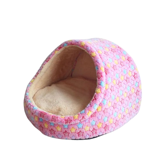 Panier Chihuahua : Cosy Rose Etoiles Multicolores