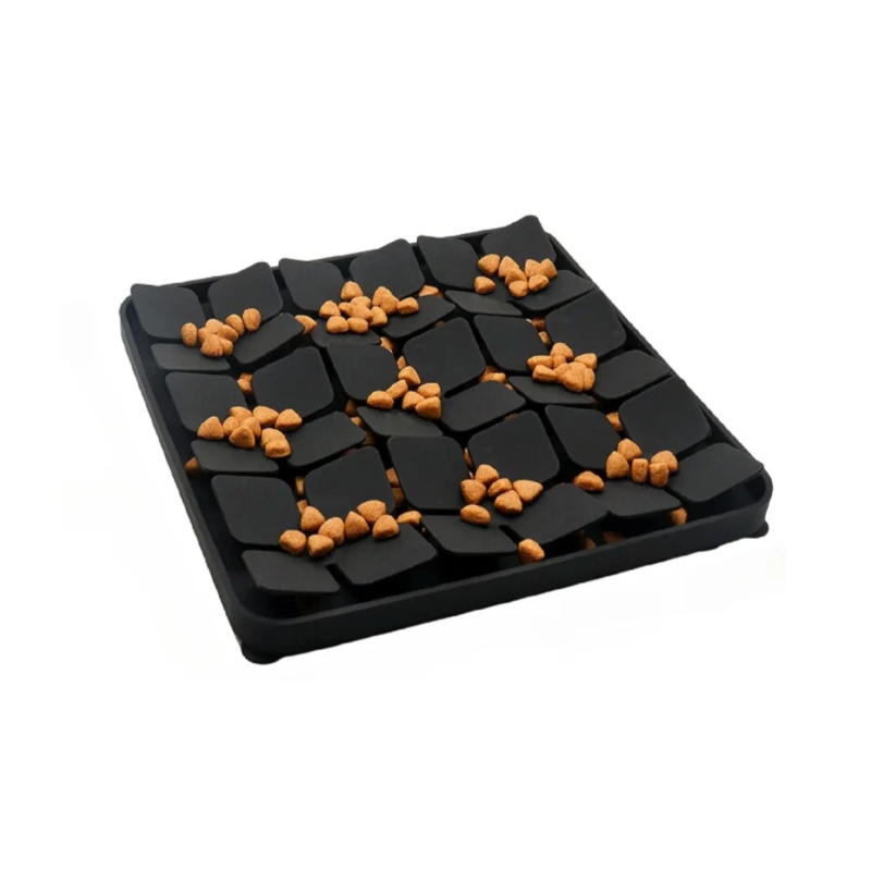 Dog Bowl: Square Anti-Gluttony Mat