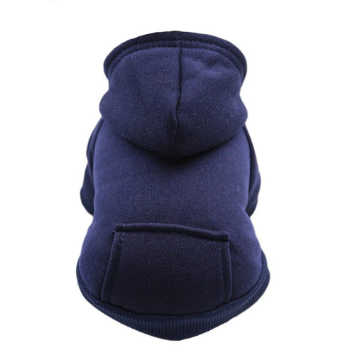 Pull à capuche pour Chihuahua bleu – vêtement parfait pour garder votre petit chien ou chat au chaud
