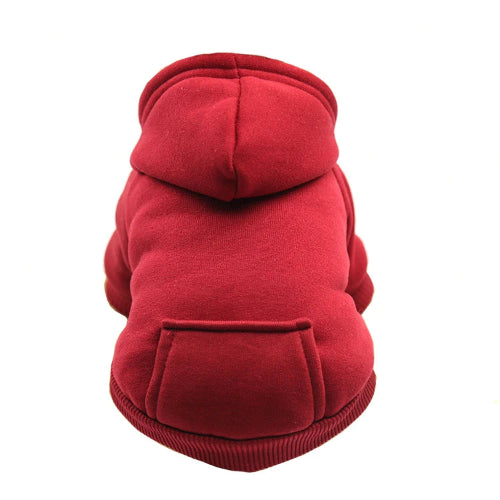 Pull à capuche pour Chihuahua rouge – vêtement parfait pour garder votre petit chien ou chat au chaud