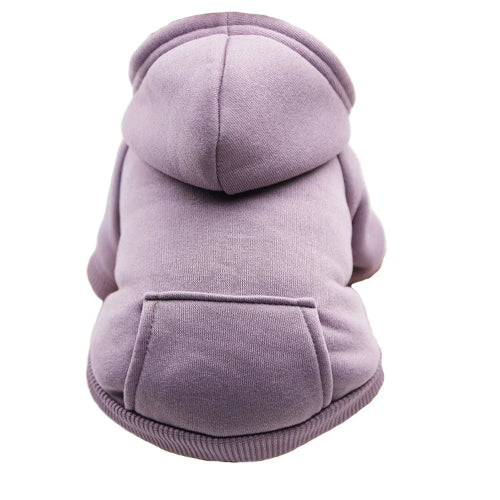 Pull à capuche pour Chihuahua violet – vêtement parfait pour garder votre petit chien ou chat au chaud