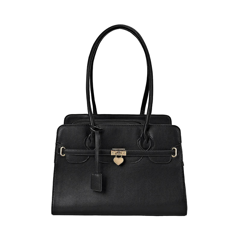 Sac de transport en cuir noir luxueux pour Chihuahua – Pratique et léger pour transporter facilement votre petit chien ou chat