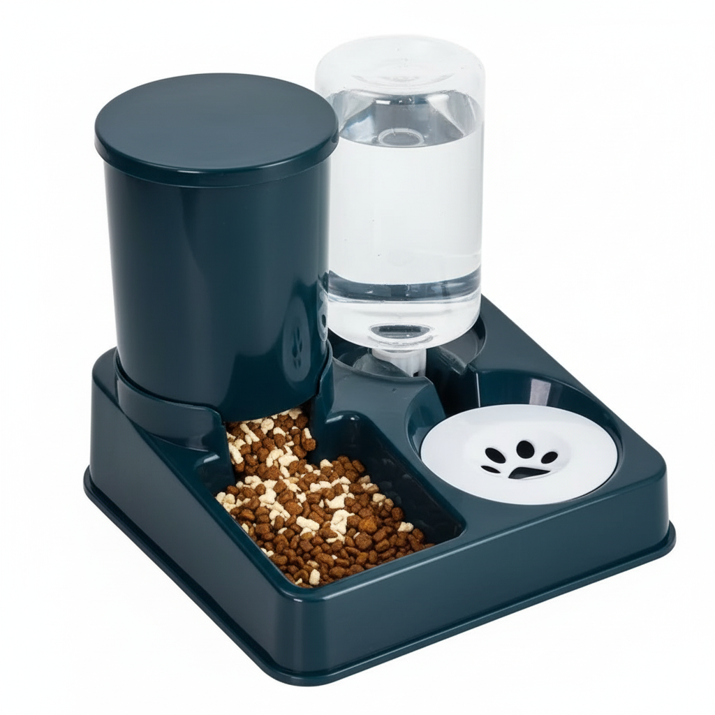Dog Bowl: Automatic double with large capacity