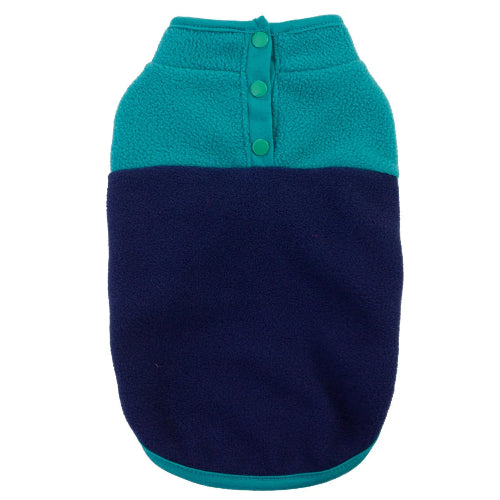 Manteau pour Chihuahua : veste polaire cyan et bleue – Confortable, parfait pour protéger votre petit chien ou chat pendant les promenades