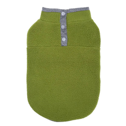 Manteau pour Chihuahua : veste polaire verte – Confortable, parfait pour protéger votre petit chien ou chat pendant les promenades